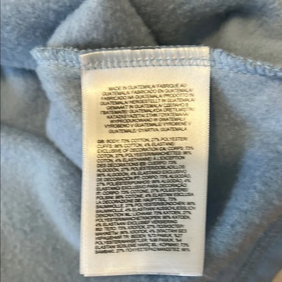 The North Face Women’s Light Blue Large Hoodie Sweatshirt - Picture 5 of 6